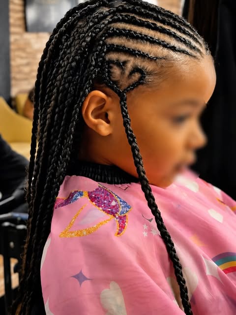 Box braids enfant